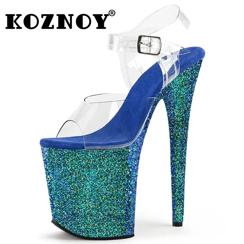 

Женские сандалии с пластиковой пряжкой, 20 см