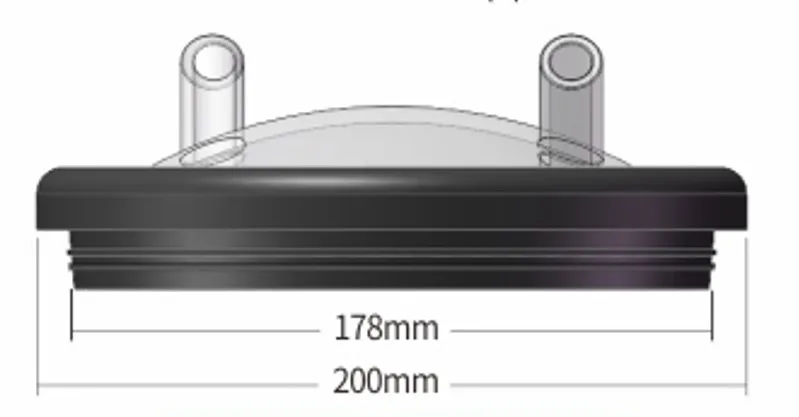 

Bucket Lid Rubber Gasket, Milk Bucket Lids with Two/Three exits
