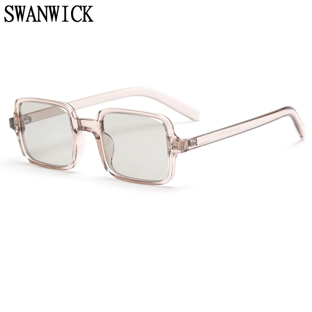 

Swanwick women fashion sunglasses square UV400 male polarized men glasses tr90 gift female accessories black green hot selling