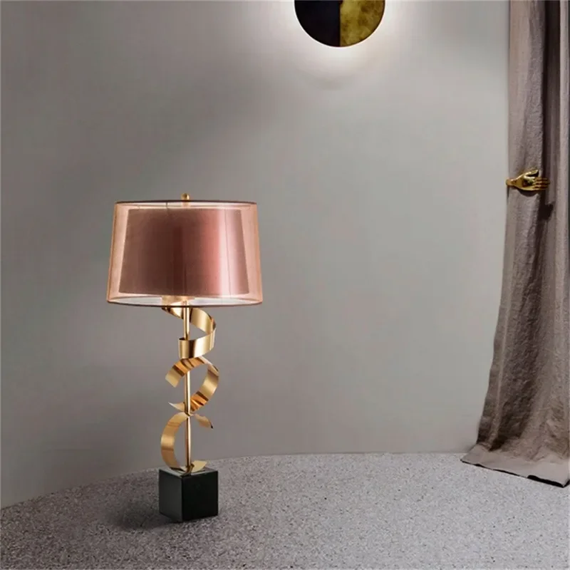 

Desk Lamp Contemporary Vintage Light Fashion for Home Hotel Table Creative LED Luxury Bedroom Living Room Decor lamparas de mesa