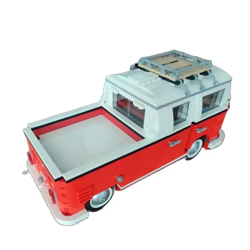 Новый дом-Кемпер VW T1 Doka 10220 модифицированный грузовик MOC строительные блоки