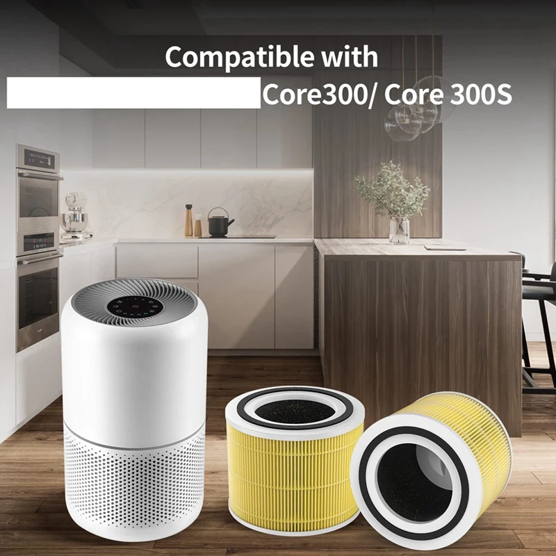 

PM2.5 Hepa Filter For Levoit Air Purifier Core 300 Levoit Activated Carbon Filter Core 300 Levoit Air Purifier Filter
