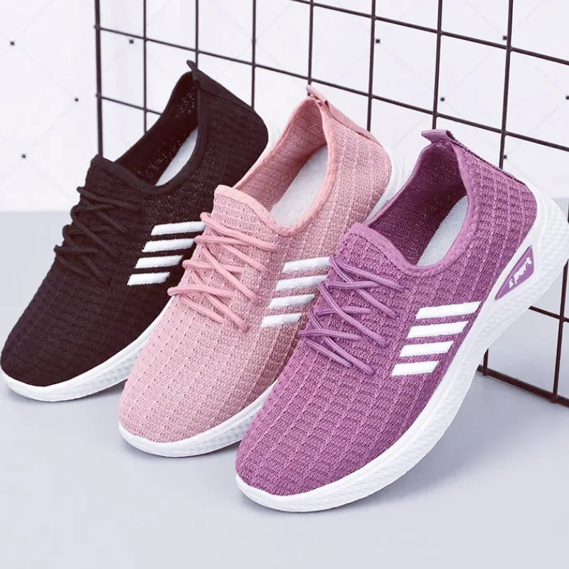 

Women's Shoes Summer New Casual All-Matching Sneakers Breathable Mom Shoes