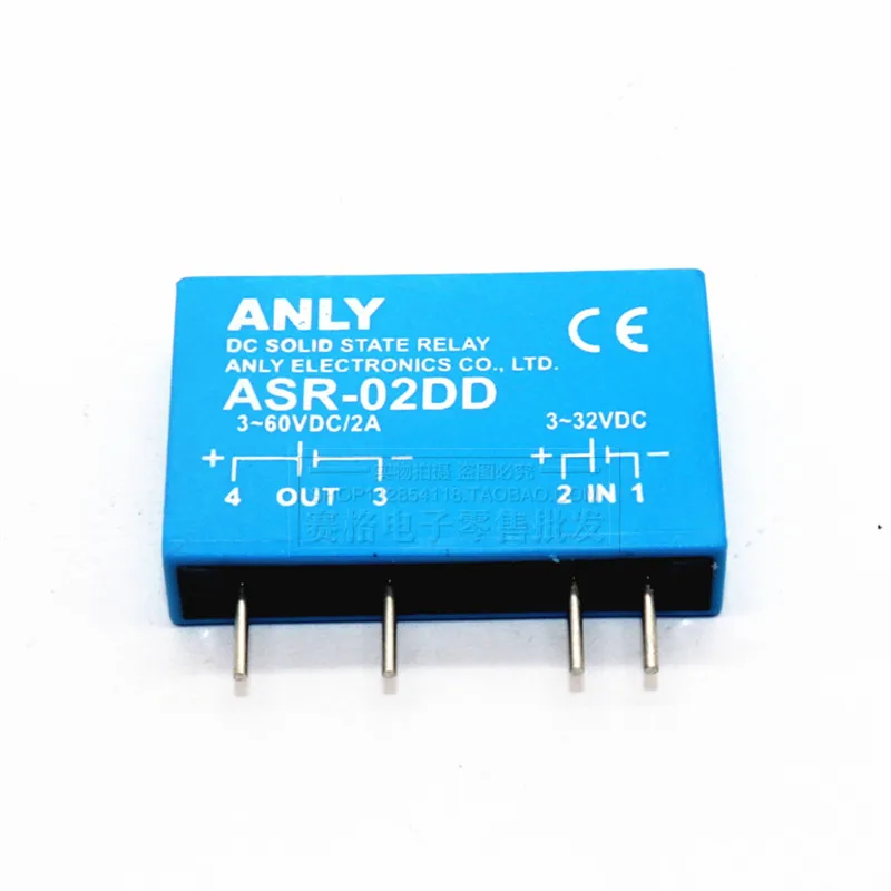 

Твердотельное реле ANLY ASR-02DD (без сиденья) 5 шт.