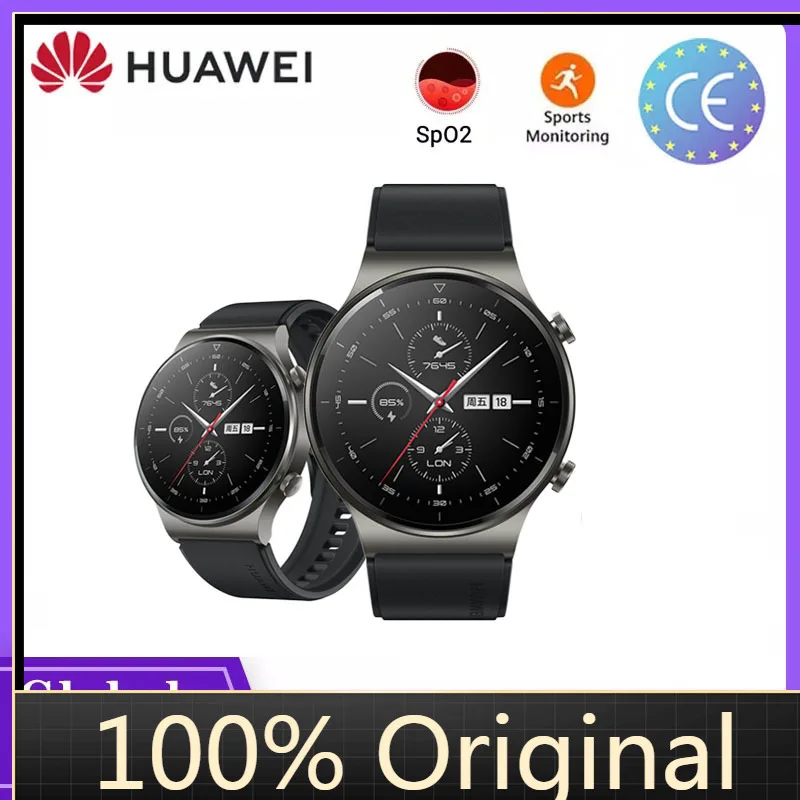

Смарт-часы Huawei Watch gt 2 Pro, 14 дней автономной работы, GPS, Беспроводная зарядка, Kirin A1 GT2 Pro