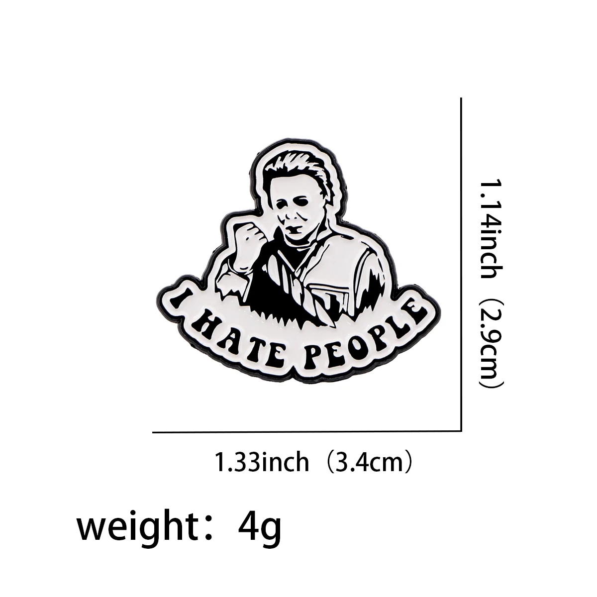 Заколки на лацкан значки брошь для одежды из фильма ужасов эмалевые заколки