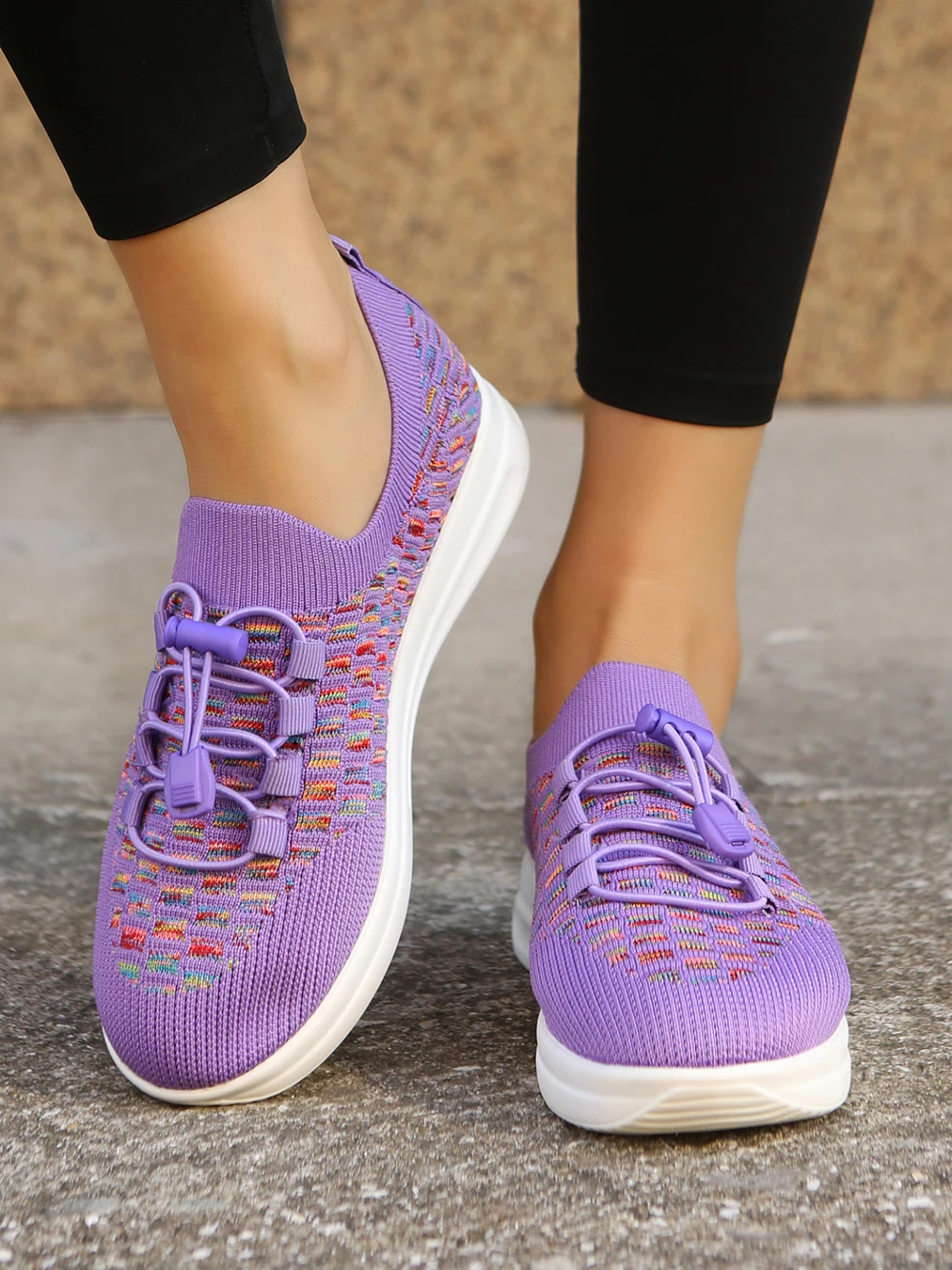 

Elderly shoes women 2023 spring new comfortable walking sneakers lightweight non-slip soft soled middle-aged mother shoes