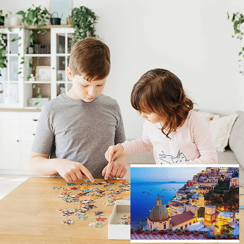 

Пазл водный городской пейзаж, 70x50 см, 1000 шт./шт.