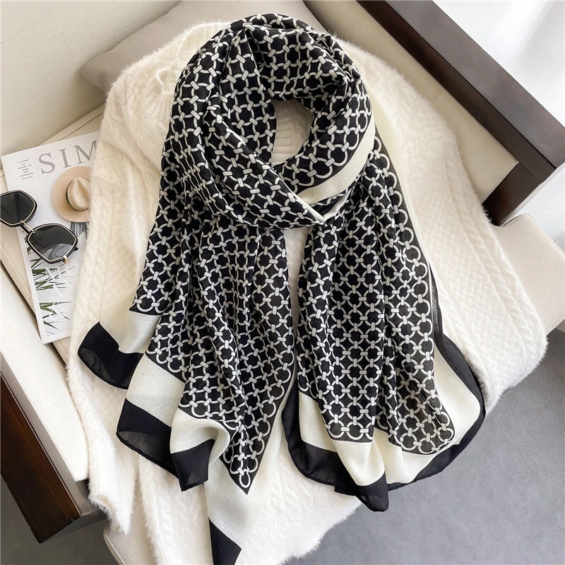 

Brand Autumn winter women beach quality shawl cotton scarf lady fashion scarves bandana pashmina wrap hijab muffle
