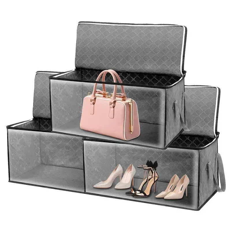 

Under Bed Storage Bins Large Capacity Under Bed Containers For Organizing Clothes Under Bed Containers For Dorms Closets