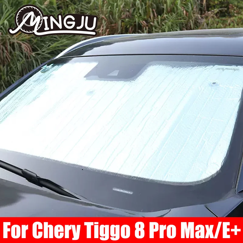 

Для Chery Tiggo 8 Pro Max E + от 2022 до 2024, автомобильный протектор, зонт, автомобильные передние окна, солнцезащитные Чехлы, защита для внутреннего стекла