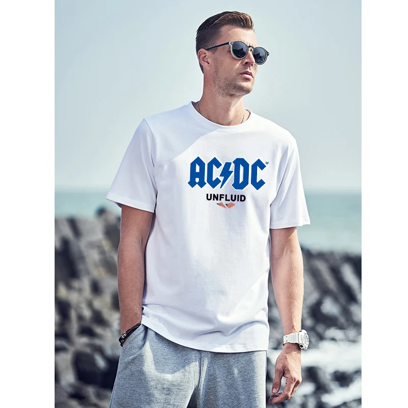 

Футболка мужская хлопковая с коротким рукавом, универсальная Свободная рубашка с надписью, винтажный Топ в стиле Харадзюку, для дома и улицы, лето 2023