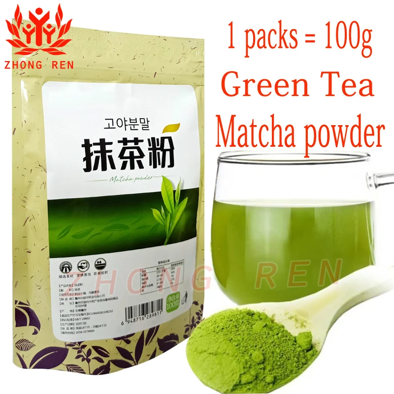 

"Tea Powder Organic Tea 100% Natural Premium Matcha Green Material Origin"