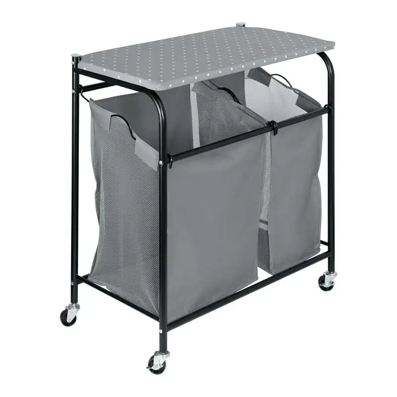 

Honey Can Do Uneven Sorter w/ Ironing Board Laundry Baskets Laundry Storage & Organization
