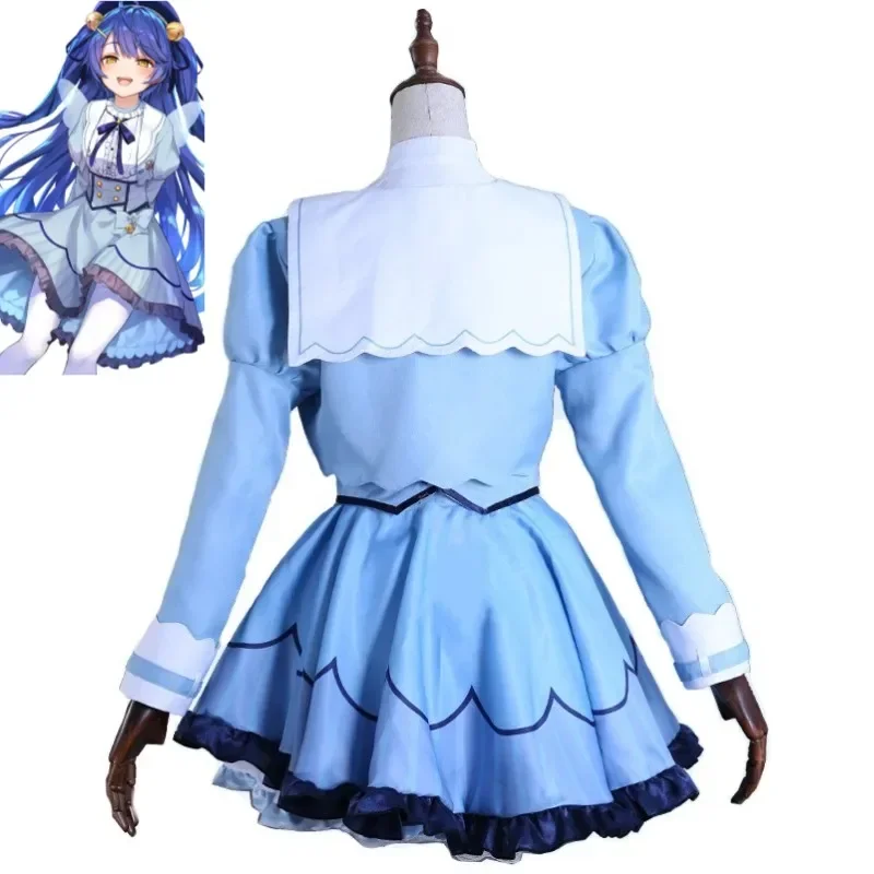 YouTuber VTuber NIJISANJI vпечень Amamiya Kokoro косплей костюм парик шляпа аниме Сексуальное