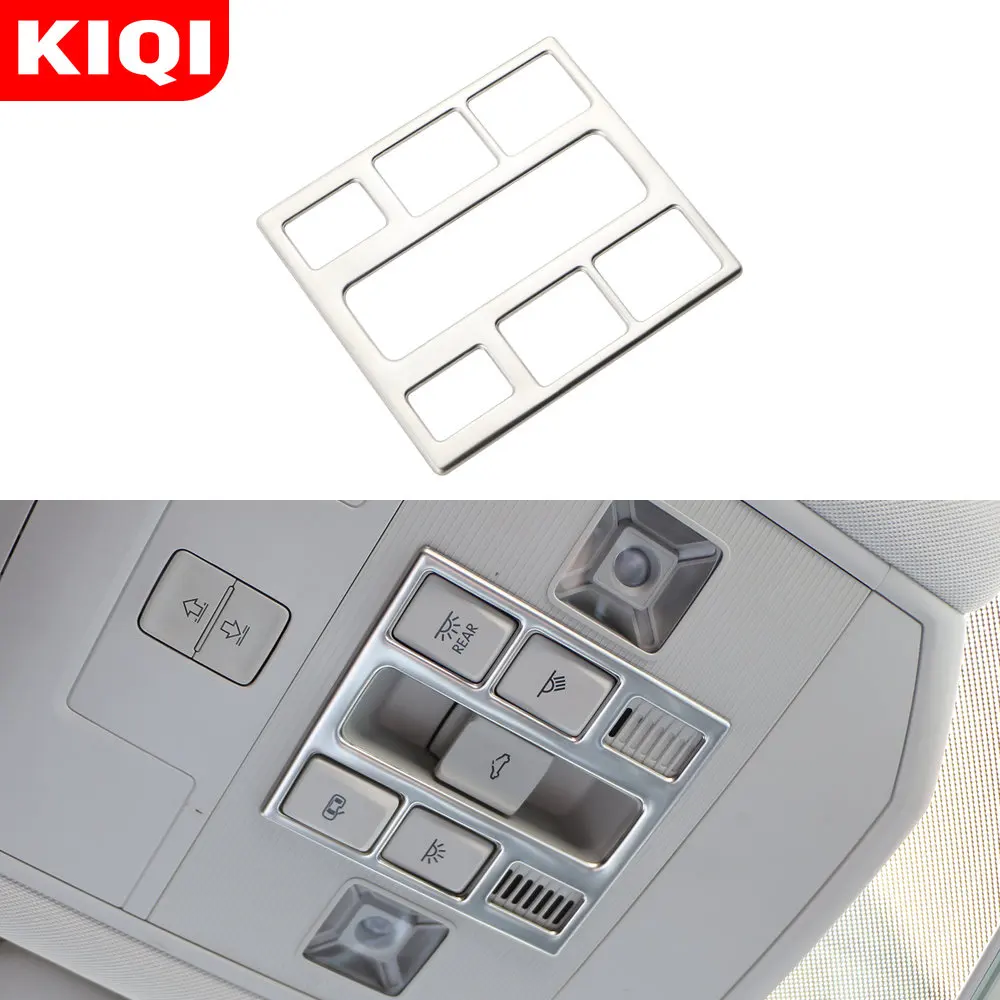 

Автомобильная передняя лампа для чтения из нержавеющей стали, чехол-наклейка для Volkswagen VW Troc T-roc 2018-2023, аксессуары