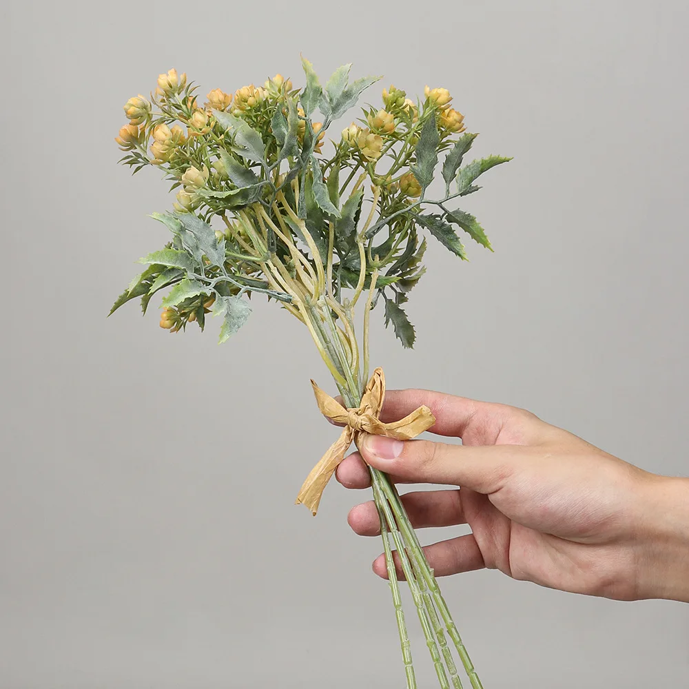 

Artificial Rose Flowers Bouquet For Party Wedding Fake Plant Home Holiday Christmas Decorations Artificial Plants