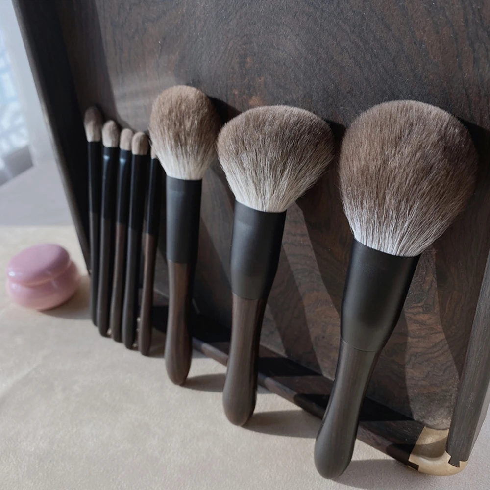 Кисть для макияжа из снежной лисы набор хорошего качества мягкие волосы животных