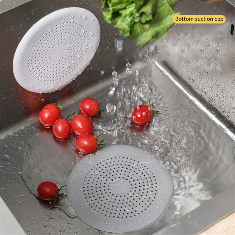 

Shower Floor Drain Hair Stopper Catcher Kitchen Sink Plug Anti-blocking Bathtub Strainer Sewer Outfall Filter Bathroom Supplies