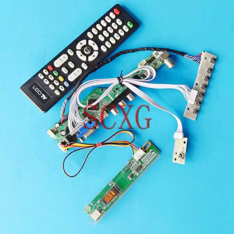 

Плата контроллера матрицы светодиодного ЖК-дисплея подходит для N170C2 QD17TL02 17 "1CCFL Комплект «сделай сам» VGA AV USB HDMI-совместимый 1440*900 30-контактны...