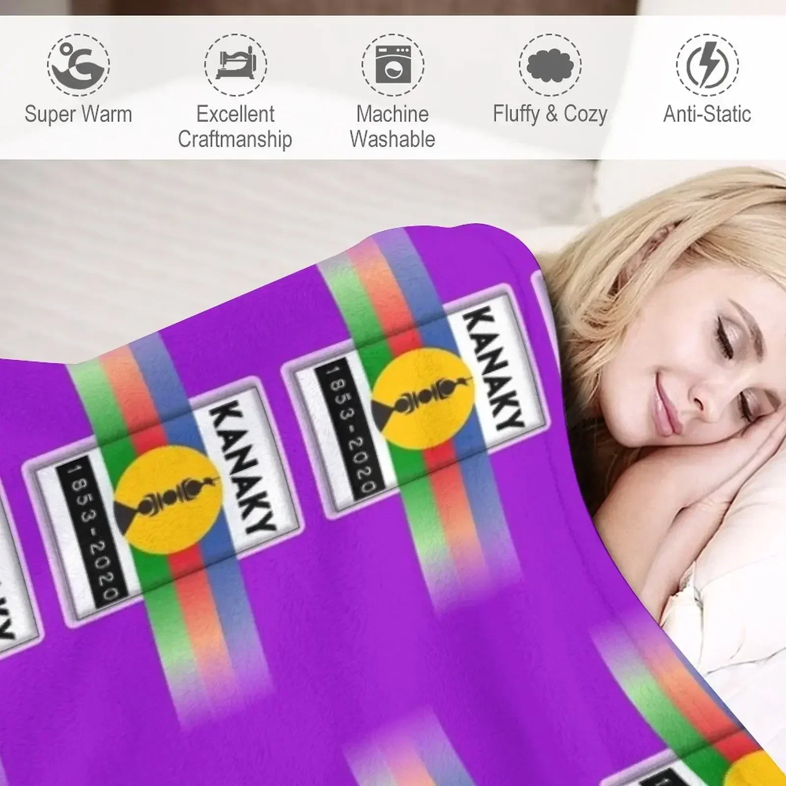 Закрытое плюшевое одеяло KANAKY 2020