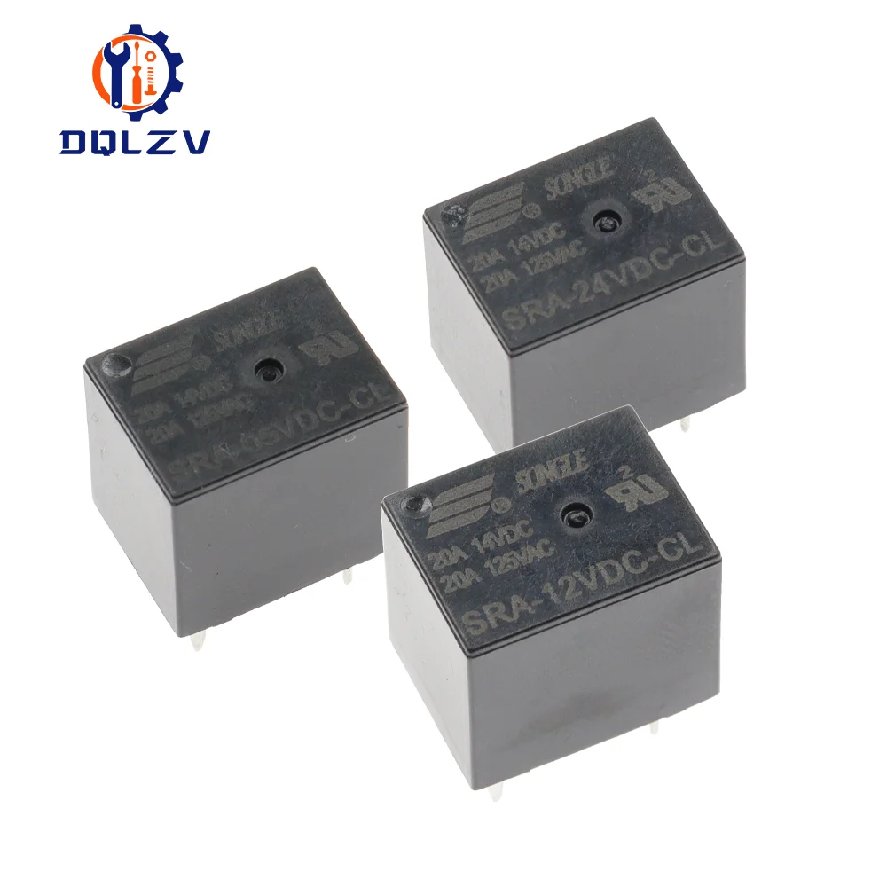 

5 шт. автореле DQLZV SRA-05VDC-AL SRA-12VDC-AL SRA-24VDC-AL-CL 20A