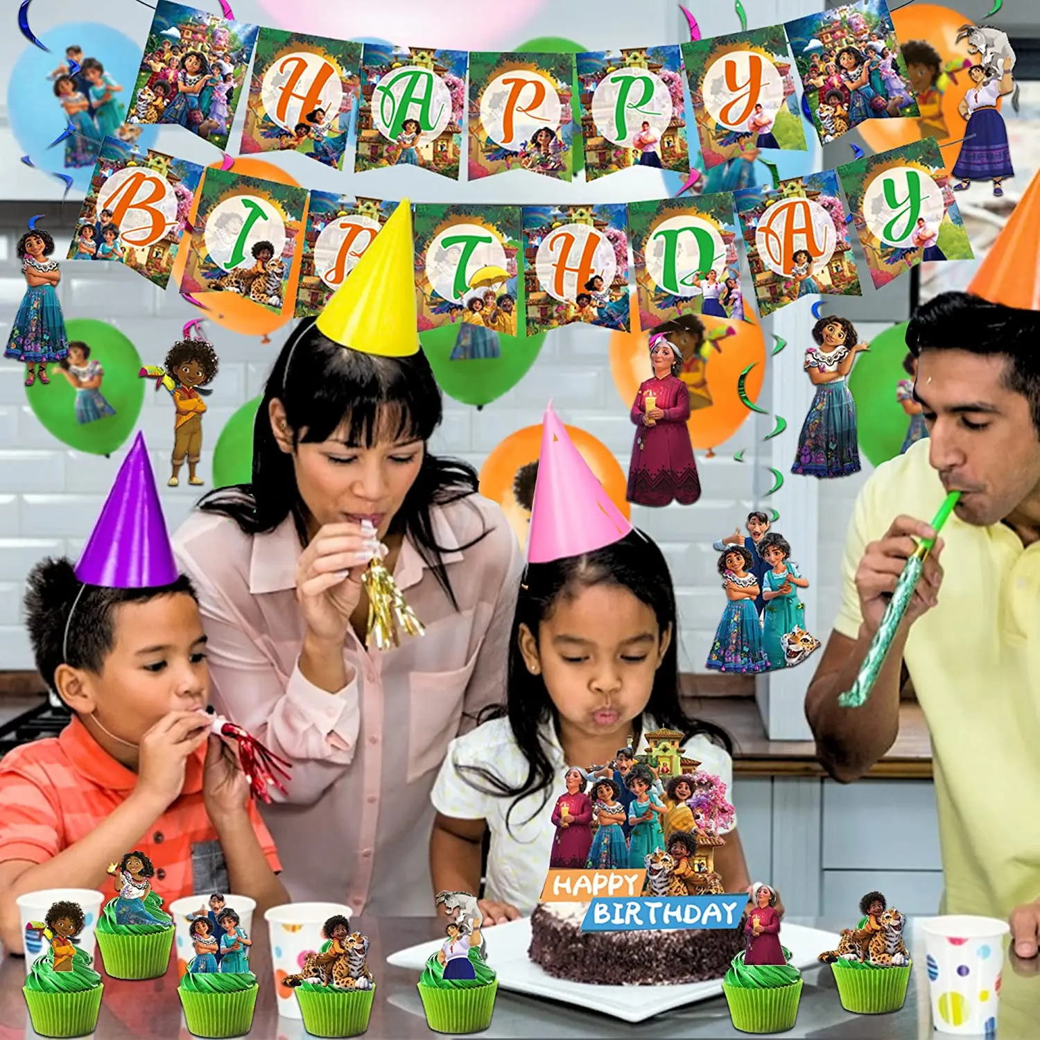 Студийная скатерть для девочек в стиле дня рождения |