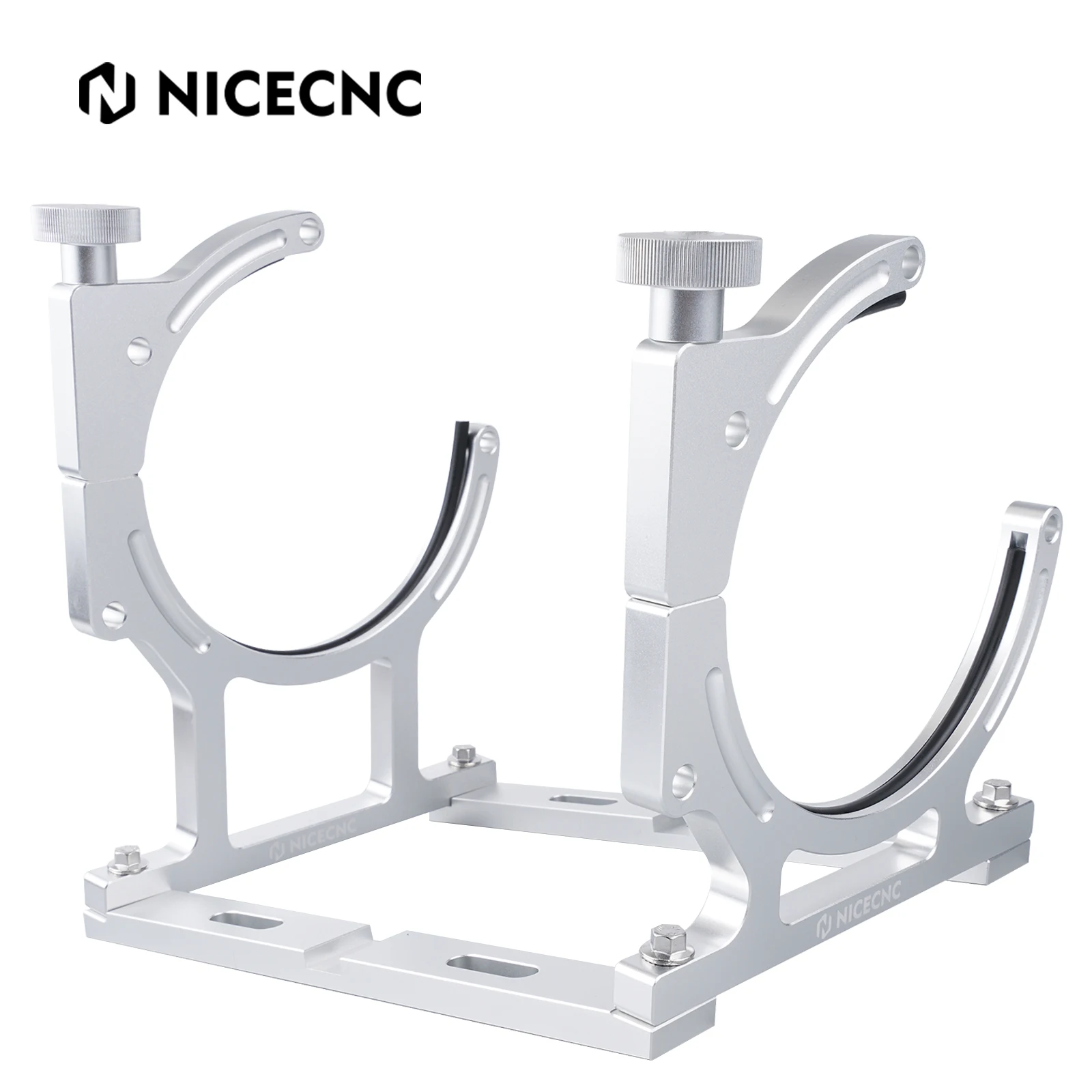 

Nitrogen Single Bottle Support Holder Bracket Nitrous Oxide Nos Billet Aluminum Holder Bracket Fit 7Inch Diameter Bottle Car Kit