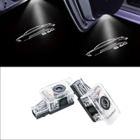 2pieces car door led welcome light for volvo s60 shadow lamp logo laser projector ghost light accessories