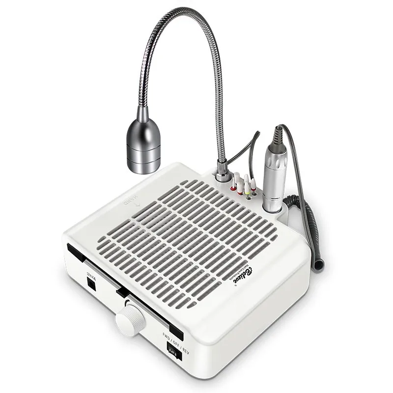 

2019 new strong fan nail dust collector vacuum cleaner with drill and lamp