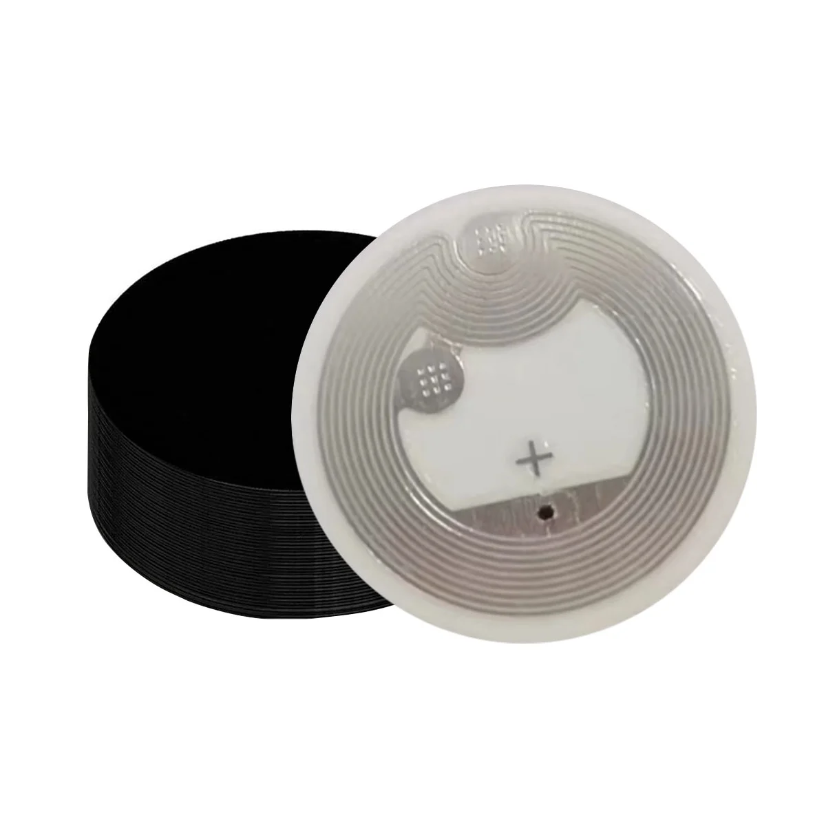 

100 шт., флейты, наклейки, наклейки, Стикеры, перезаписываемые N-Tag 215 Стикеры, память 504 байт, черные флейты