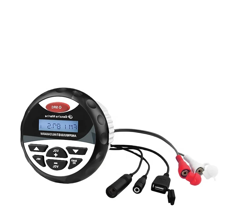 

Подлинный водонепроницаемый медиаплеер HD BT MP3 с USB для транспортных средств, лодок, яхт, автомобилей, домов на колесах