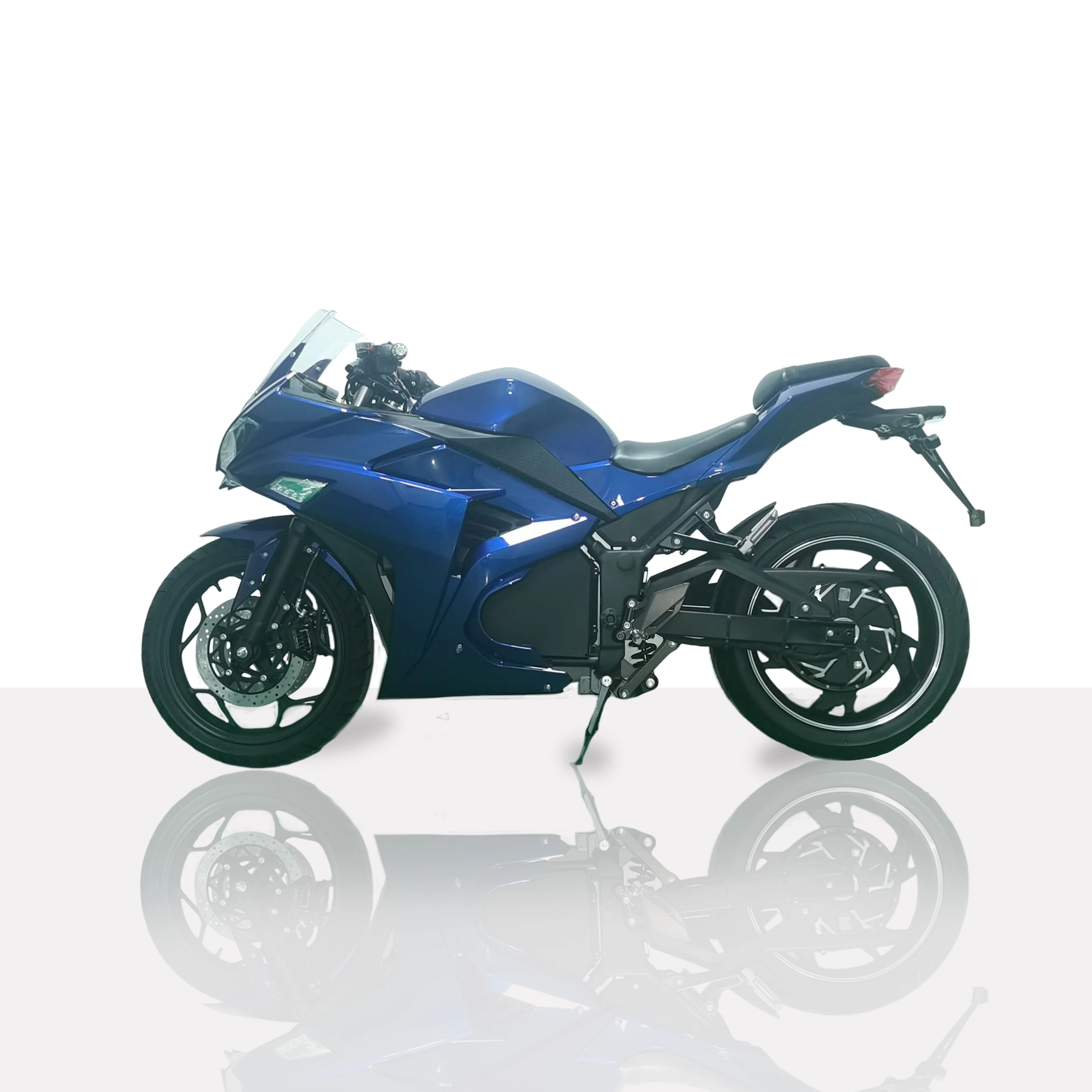 

17 Inch Hub Motor Fat Tire 8000W Lithium Battery Reverse Shock Absorber Electric Motorcycle