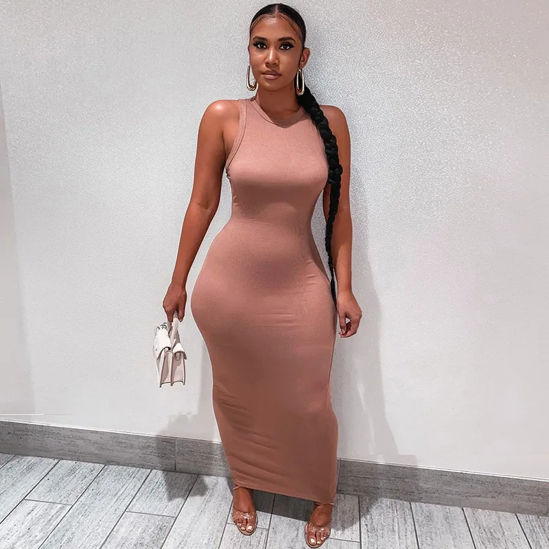 

Женское облегающее платье без рукавов, для фитнеса