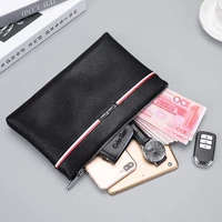 2022 new men clutch bag england style men handbag for phone leather luxury cowhide brand pouch for man coin purse card bag