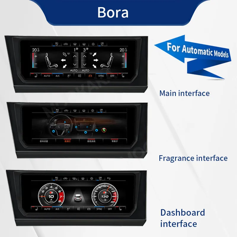 

Панель кондиционера для VW MQB, оригинальная обновленная Мультимедийная панель для кондиционера, с системой Andriod, температурным режимом, для Volkswagen