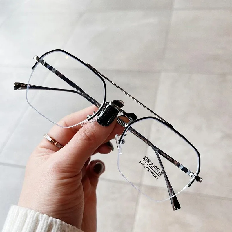 Очки в полуоправе для мужчин и женщин аксессуар защиты от ультрафиолета