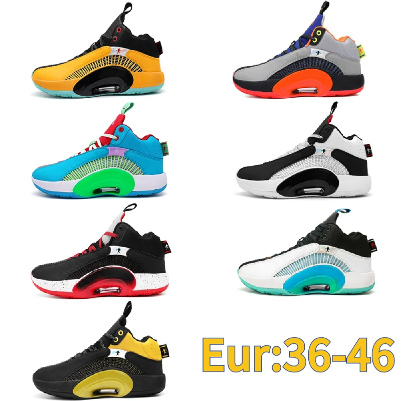 2022 мужские низкие баскетбольные туфли модная желтая обувь кроссовки детская