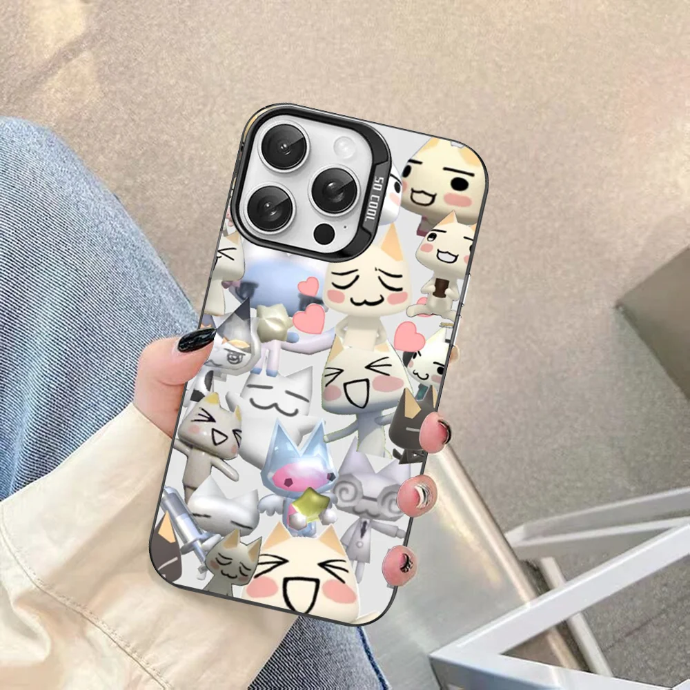 Милый чехол для телефона Lnoue Toro IPhone 16 15 14 13 12 11 Pro Max X XR XSMAX 8 7 Plus матовая