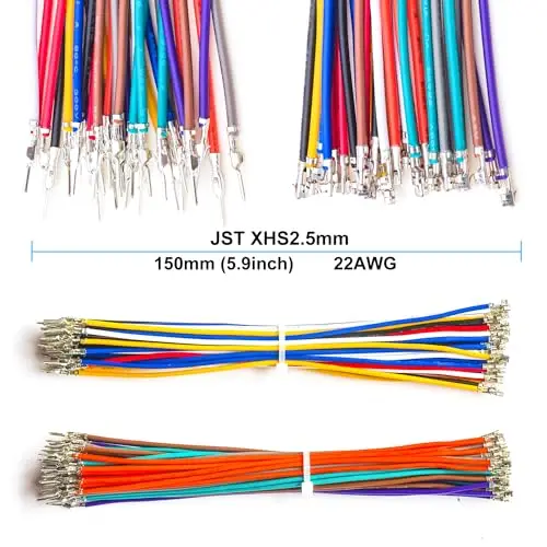 XHS XHB2.54 штекерные разъемы и кабели 22AWG JST XHB С Ременным замком Однорядный корпус