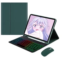 keyboard case for ipad 10 2 9th 8th 7th gen 9 7 5th 6th gen air 2 1 pro 10 5 air 2019 rainbow backlit keyboard teclado funda