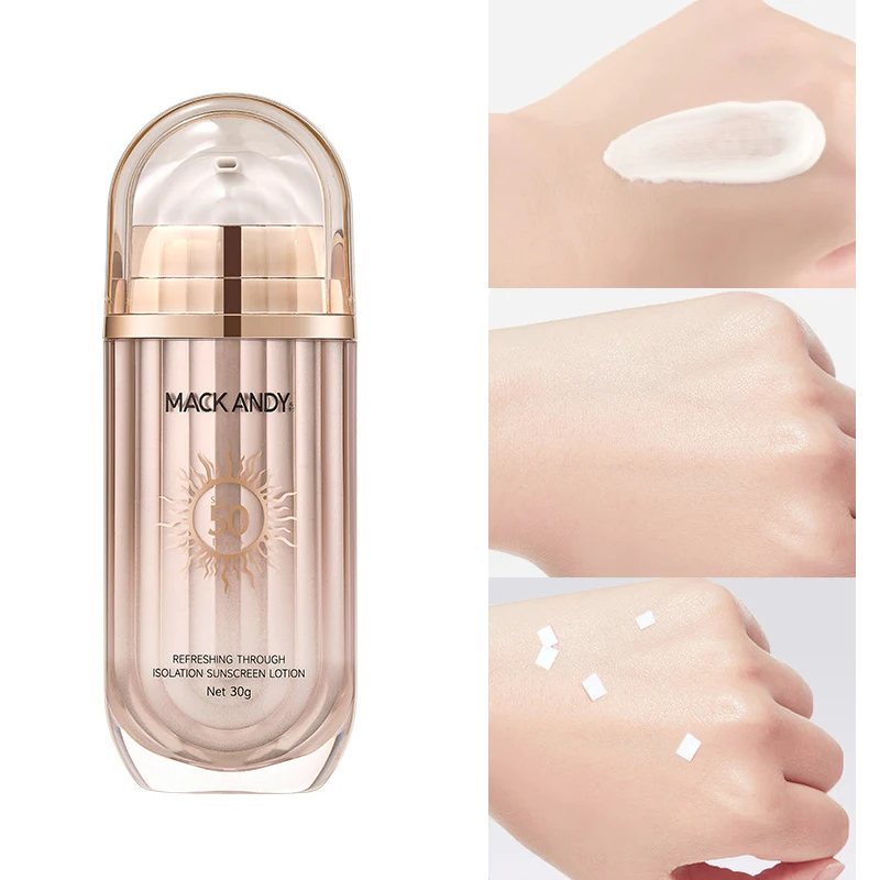 Mack Andy SPF50 Facial Body Sunscreen Whitening BB Cream UV 
