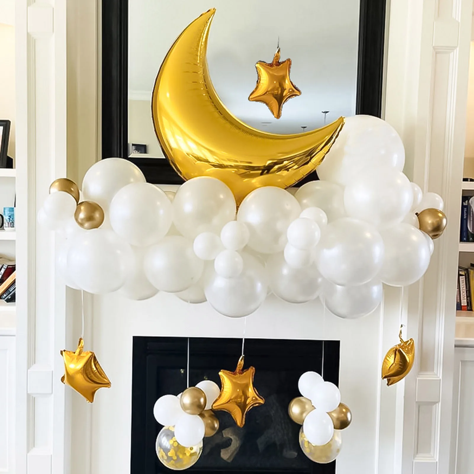 

Eid Mubarak Balloons Ramadan Kareem Decorations Banner Moon Star Latex Balloons Muslim Islamic Party Supplies Home Decoration