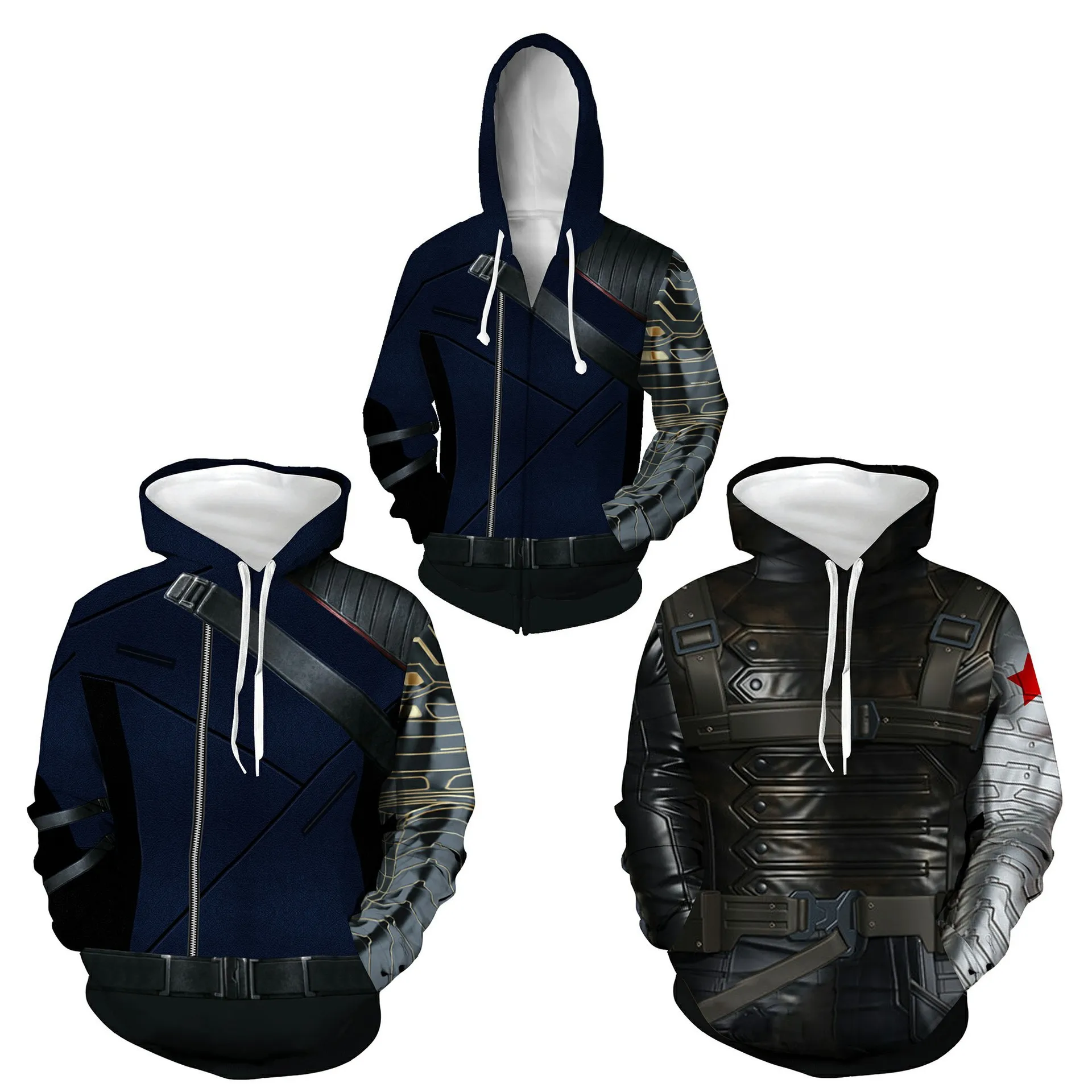 

Movie cosplay Costume SuperHero Hoodie Sweatshirt Boys' Sportsuit Cropped Hoodie