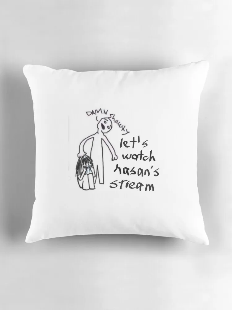 Let Watch Hasanabi Together декоративная подушка для дивана в шотландскую клетку чехлы на