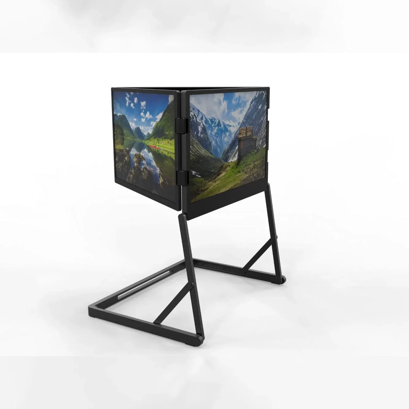 Фото Монитор Triple Screen TriCreate Lite 14-дюймовый четырехэкранный удлинитель IPS Type-C Соединение Складные Moniteurs De Jeu №2