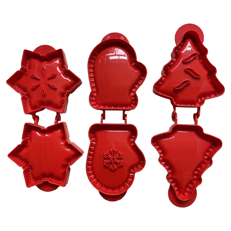 

Рождественские печенье пирог формы рождественская елка Снежинка Варежки фрукты брикет форма для выпечки DIY инструмент для выпечки