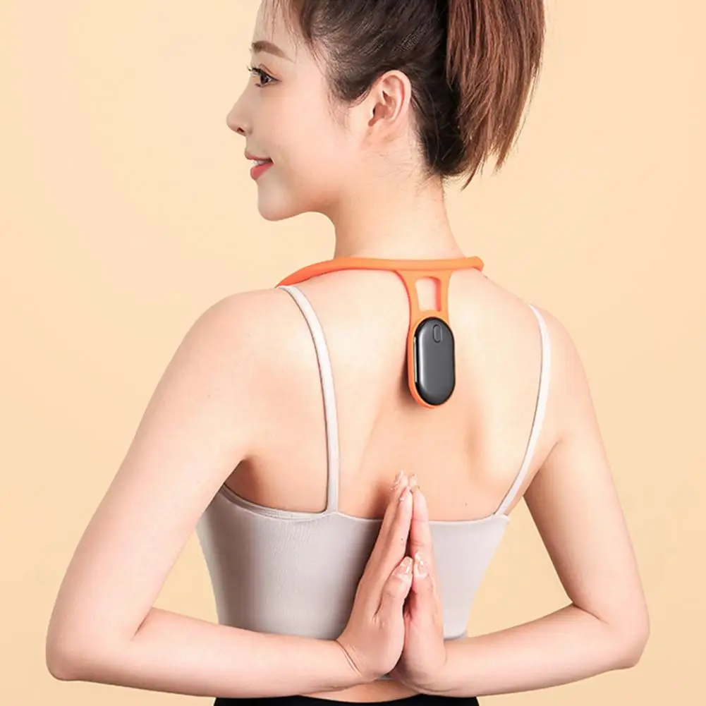 

1 Set Convenient Hanging Neck Corrector USB Charging Posture Training Corrector Real-time Monitoring Correct Posture