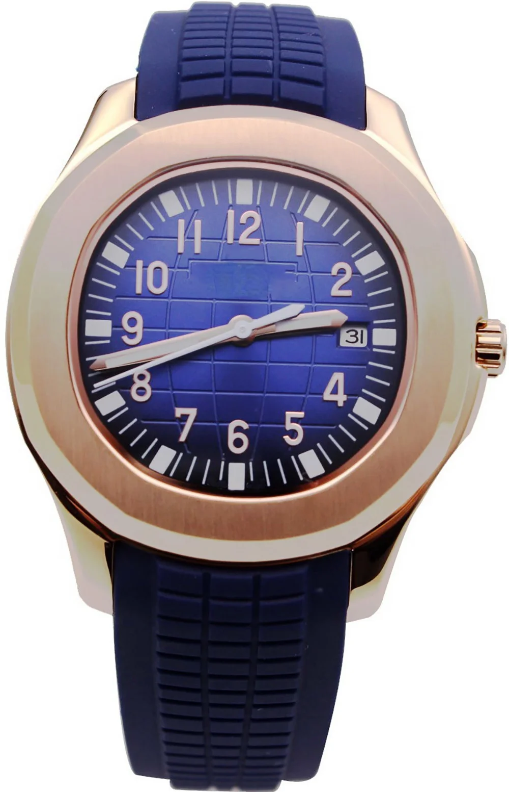 Механические мужские часы розовые золотые черные синие автоматические