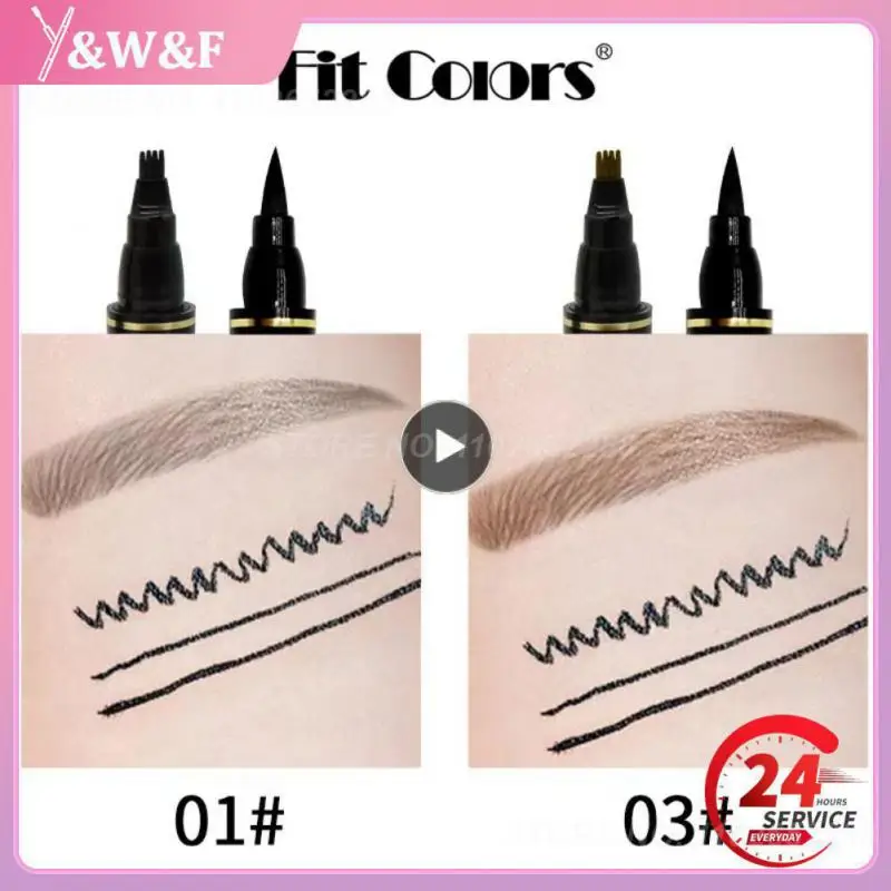 

Extra Slim Tattoo Eyebrow Pencil Easy to Draw Delicate Natural Wild Eyebrows for Beginner Waterproof Not Smudge Cosmetic TSLM2